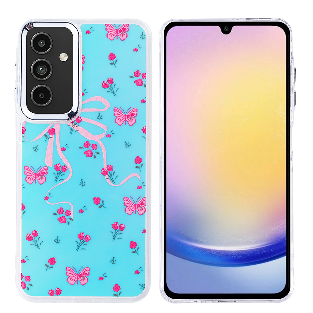 Galaxy A25 Kılıf Airbag Tasarımlı NXXA Hadra Kapak - Kelebek