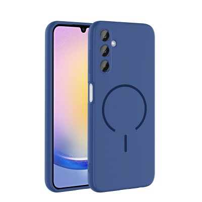 Galaxy A25 Kılıf M-safe Şarj Özellikli Zore Meta Kapak - 5
