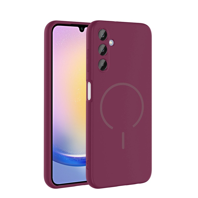Galaxy A25 Kılıf M-safe Şarj Özellikli Zore Meta Kapak - 6