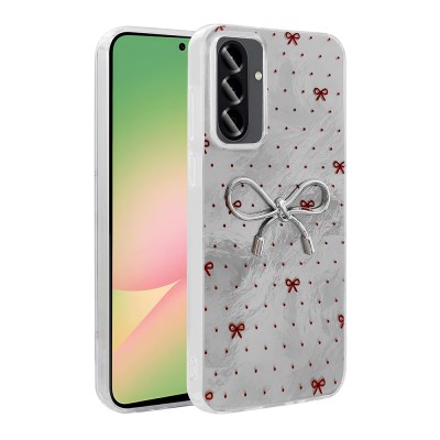 Galaxy A26 Case Camera Protection Figured Zore Ponti Silicone Cover - 5