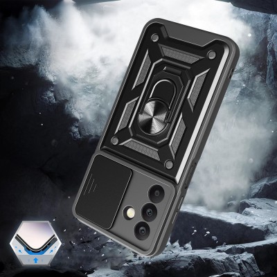 Galaxy A26 Case Magnetic Stand Camera Protection Zore Sliding Vega Cover - 6