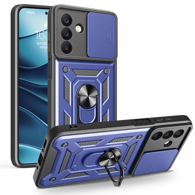 Galaxy A26 Case Magnetic Stand Camera Protection Zore Sliding Vega Cover - 3