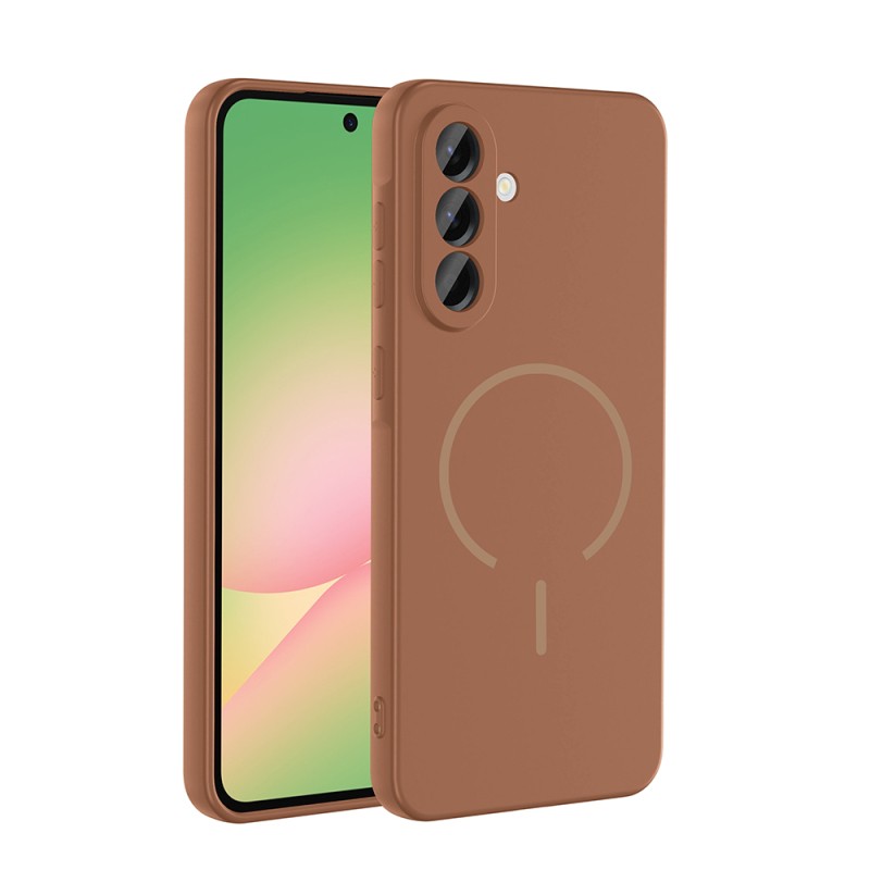 Galaxy A26 Case Zore Meta Cover with M-safe Charging Feature - 3