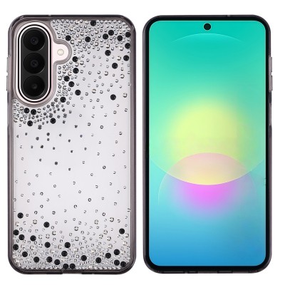 Galaxy A26 Kılıf Airbag Tasarımlı Damla Taşlı Şeffaf Zore Pera Silikon Kapak - 2