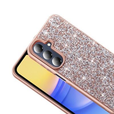 Galaxy A26 Kılıf Parlak Taşlı Tasarım Zore Pırlanta Kapak - 14