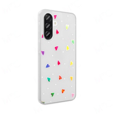 Galaxy A26 Kılıf Şeffaf Figürlü Zore Folk Sert Kapak - 8