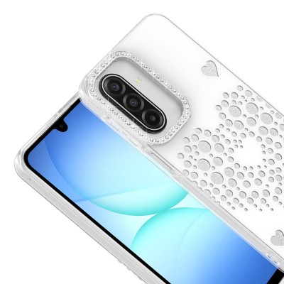 Galaxy A27 Kılıf Damla Taşlı Zore Rivas Sert PC Kapak - 4