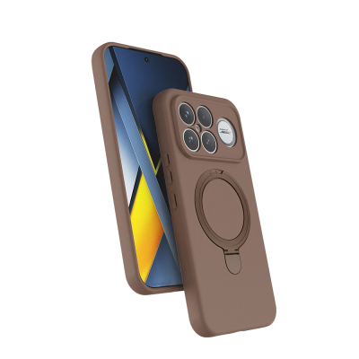 Galaxy A27 Kılıf M-safe Şarj Özellikli Standlı Zore Samara Kapak - Zore