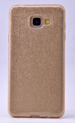 Galaxy A3 2017 Kılıf Zore Shining Silikon Gold