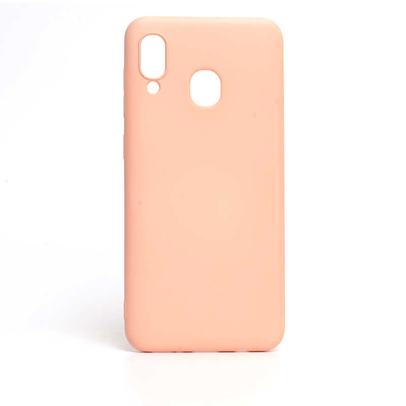 Galaxy A30 Kılıf Zore İnci Silikon - Pembe