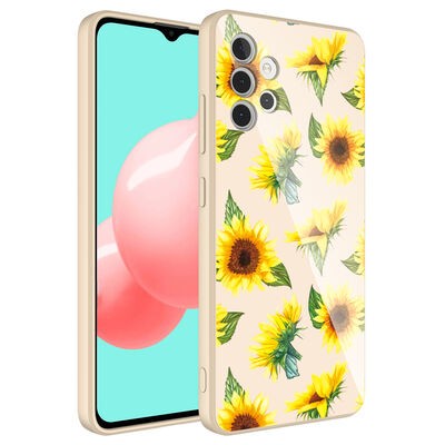 Galaxy A32 4G Case Camera Protected Patterned Hard Silicone Zore Epoxy Cover - 8