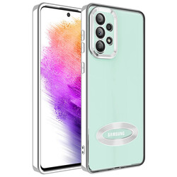 Galaxy A32 4G Case Camera Protected Zore Omega Cover With Logo - Zore