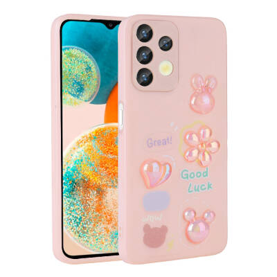 Galaxy A32 4G Case Relief Figured Shiny Zore Toys Silicone Cover - Zore