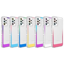 Galaxy A32 4G Case Silvery and Color Transition Design Lens Protected Zore Park Cover - 9