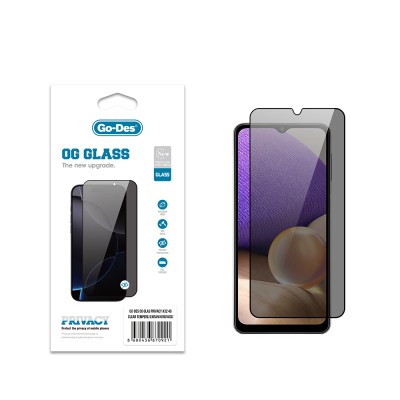 Galaxy A32 4G Go Des OG Glass Privacy Antistatic Tempered Glass Screen Protector - 2