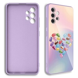 Galaxy A32 4G Kılıf Kamera Korumalı Desenli Sert Silikon Zore Epoksi Kapak - 2