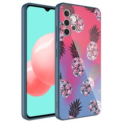Galaxy A32 4G Kılıf Kamera Korumalı Desenli Sert Silikon Zore Epoksi Kapak NO3