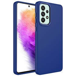 Galaxy A33 5G Case Metal Frame and Button Design Silicone Zore Luna Cover - 7