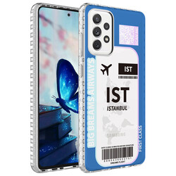 Galaxy A33 5G Kılıf Airbag Kenarlı Renkli Desenli Silikon Zore Elegans Kapak - Zore