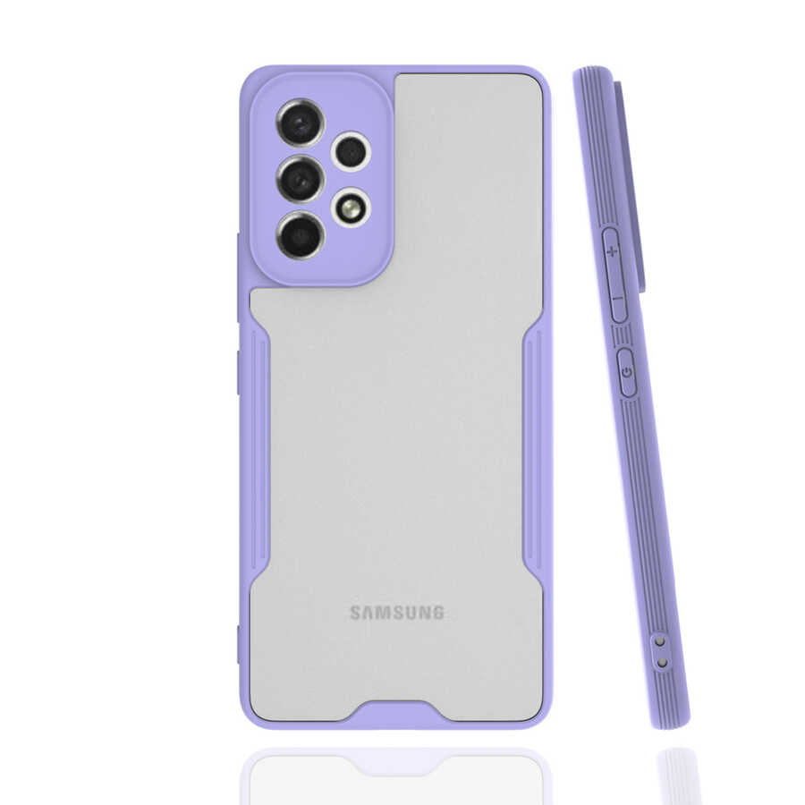 Galaxy A33 5G Kılıf Zore Parfe Kapak - Lila
