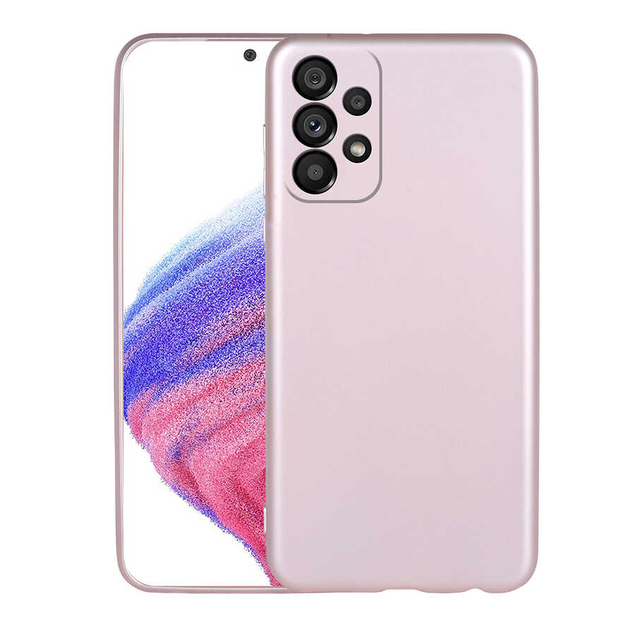 Galaxy A33 5G Kılıf Zore Premier Silikon Kapak - Rose Gold