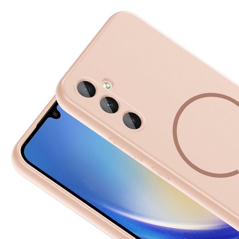 Galaxy A34 Case Zore Meta Cover with M-safe Charging Feature - 19