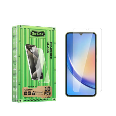 Galaxy A34 Go Des Fingerprint Free 9H Oleophobic Bom Glass Screen Protector - Go Des
