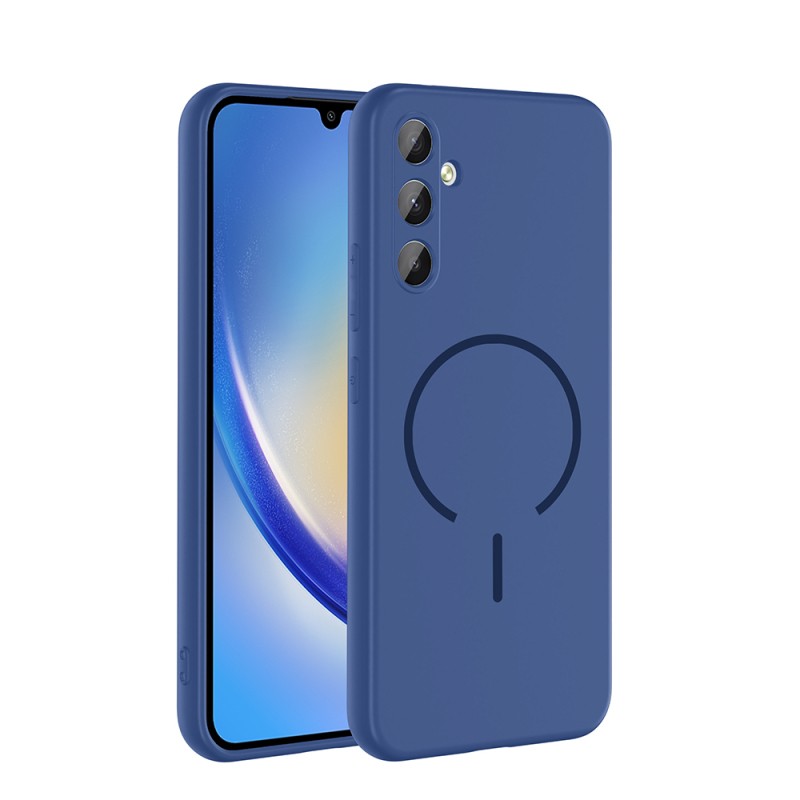 Galaxy A34 Kılıf M-safe Şarj Özellikli Zore Meta Kapak - 1