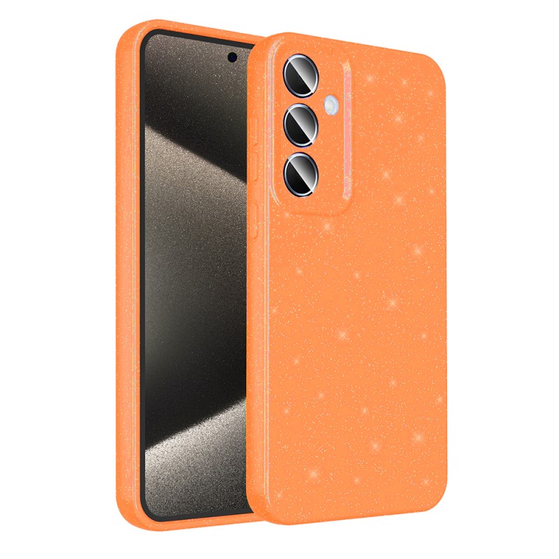 Galaxy A35 Case Camera Protected Silvery Luxury Zore Koton Cover - 3