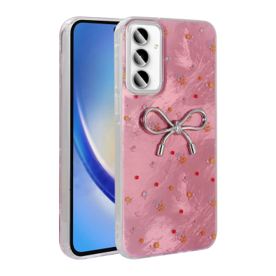 Galaxy A35 Case Camera Protection Figured Zore Ponti Silicone Cover - Zore