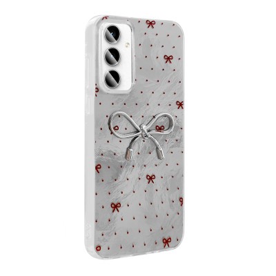 Galaxy A35 Case Camera Protection Figured Zore Ponti Silicone Cover - 12