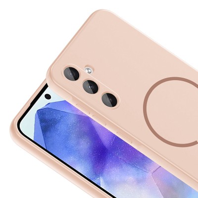 Galaxy A35 Case Zore Meta Cover with M-safe Charging Feature - 19