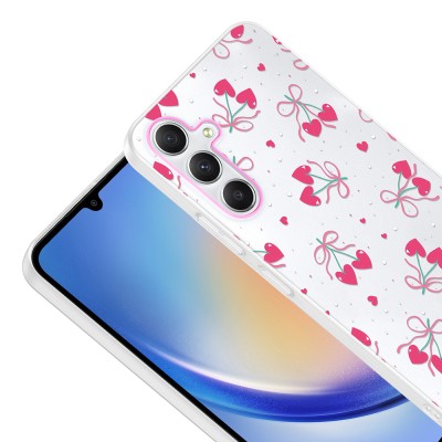 Galaxy A35 Kılıf Kamera Korumalı Desenli Zore Klip Kapak - 10