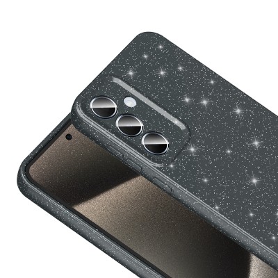 Galaxy A35 Kılıf Kamera Korumalı Simli Lüks Zore Koton Kapak - 14