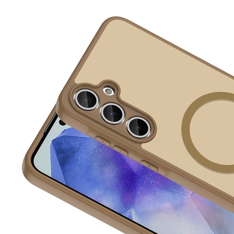 Galaxy A35 Kılıf M-safe Şarj Özellikli Zore Babet Kapak - 11
