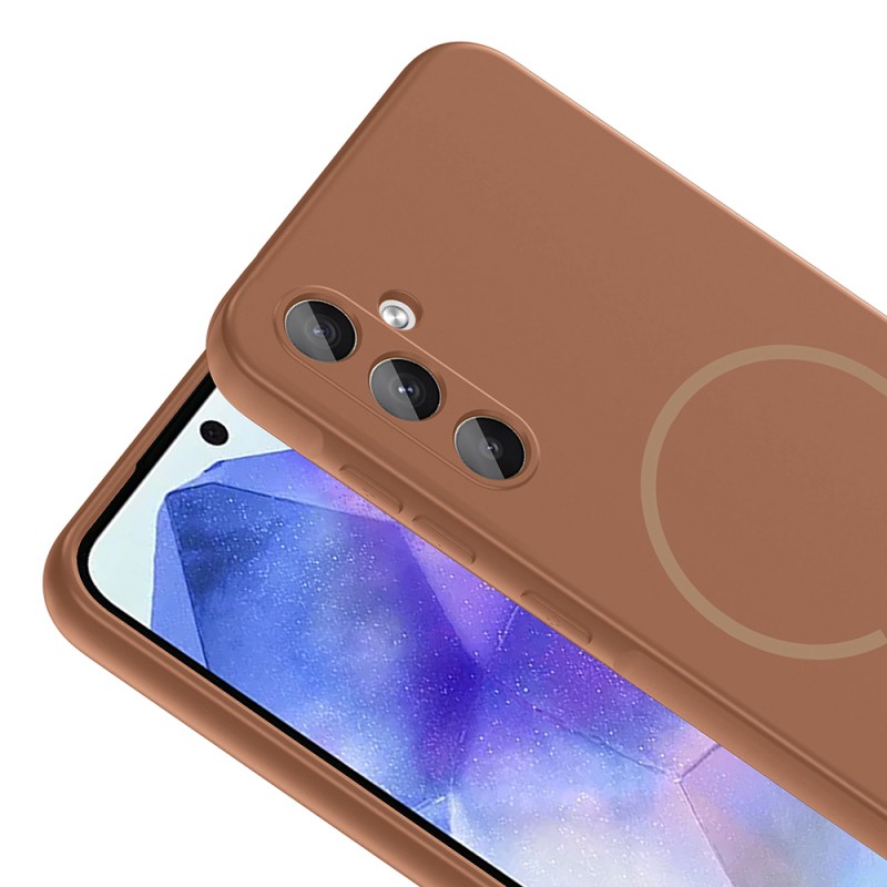 Galaxy A35 Kılıf M-safe Şarj Özellikli Zore Meta Kapak - 17