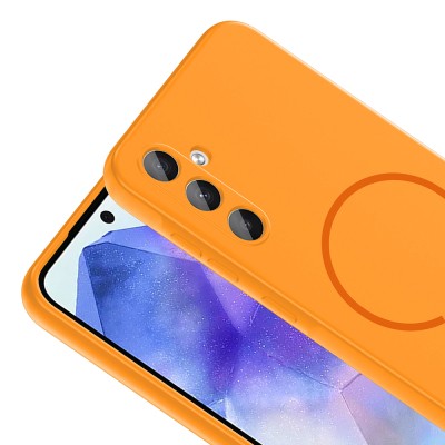 Galaxy A35 Kılıf M-safe Şarj Özellikli Zore Meta Kapak - 18