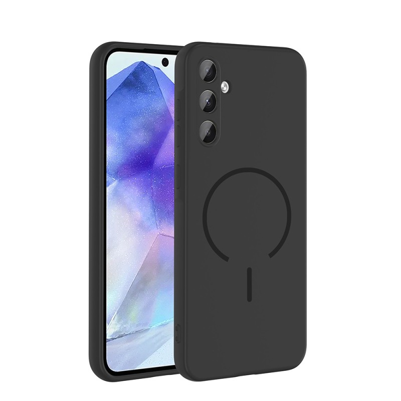Galaxy A35 Kılıf M-safe Şarj Özellikli Zore Meta Kapak - 4