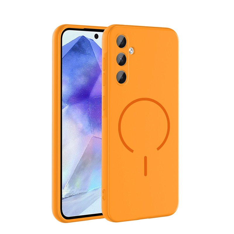 Galaxy A35 Kılıf M-safe Şarj Özellikli Zore Meta Kapak - 7