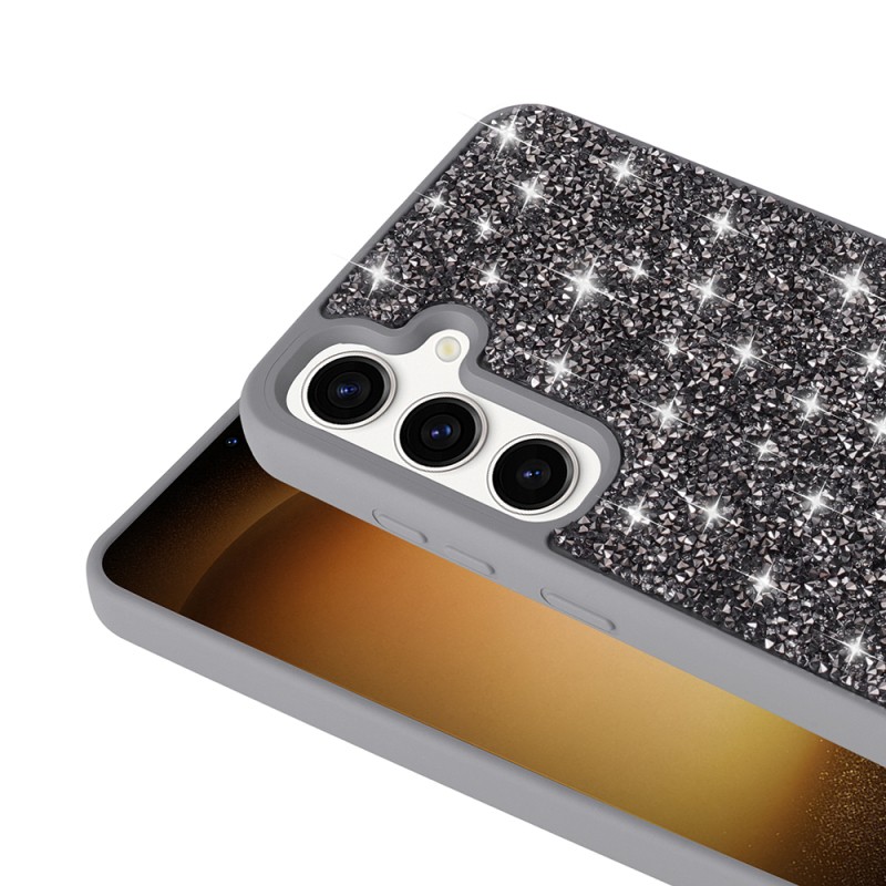 Galaxy A35 Kılıf Parlak Taşlı Tasarım Zore Pırlanta Kapak - 17