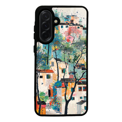 Galaxy A36 Case with Camera Protection, Patterned Zore Lusi Cover - Zore