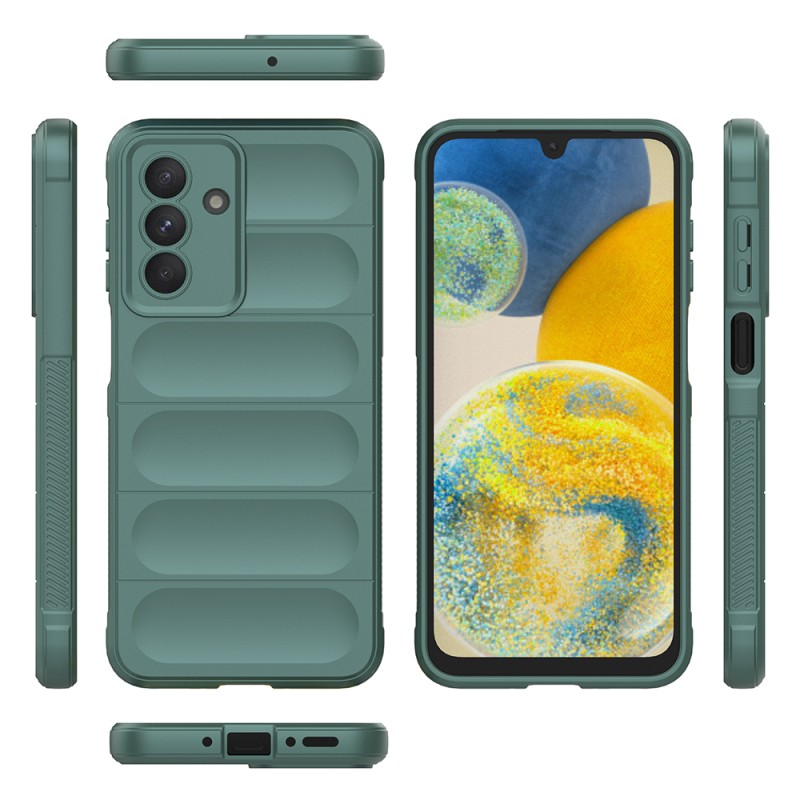 Galaxy A36 Kılıf Esnek TPU Oyuklu Arka Yüzey Tasarımlı Zore Etnik Silikon Kapak - 34