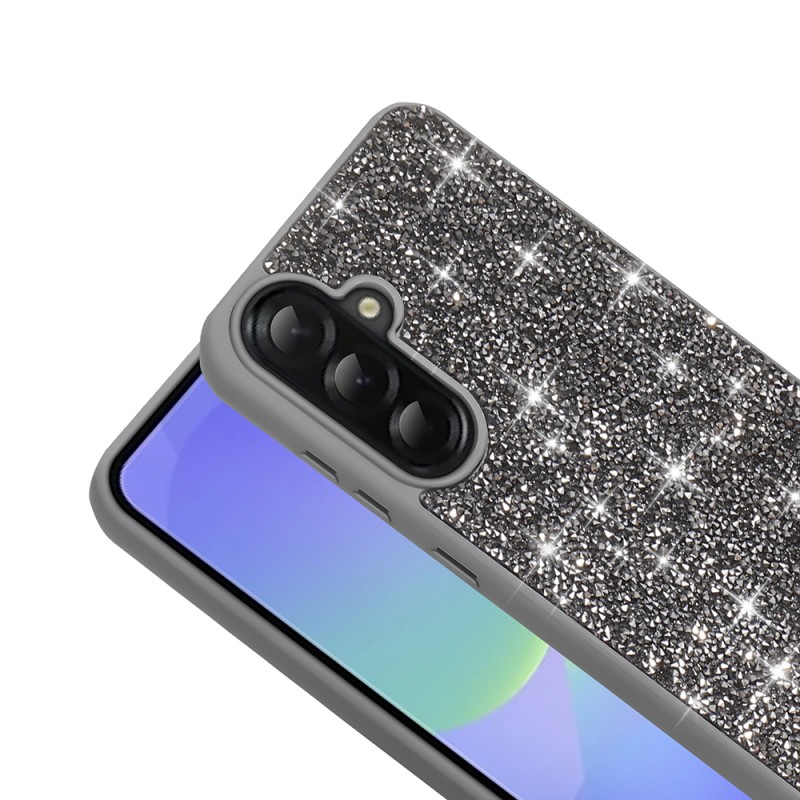 Galaxy A36 Kılıf Parlak Taşlı Tasarım Zore Pırlanta Kapak - 14