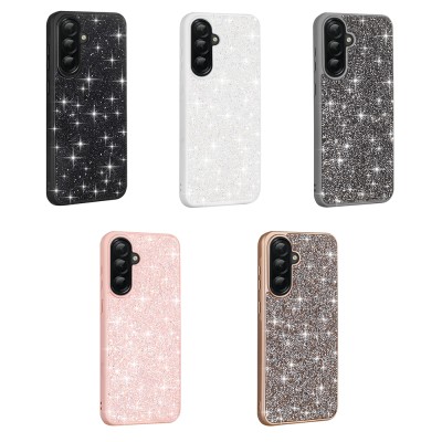 Galaxy A36 Kılıf Parlak Taşlı Tasarım Zore Pırlanta Kapak - 17