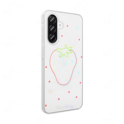 Galaxy A36 Kılıf Şeffaf Figürlü Zore Folk Sert Kapak - 10