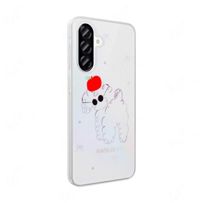 Galaxy A36 Kılıf Şeffaf Figürlü Zore Folk Sert Kapak - 7