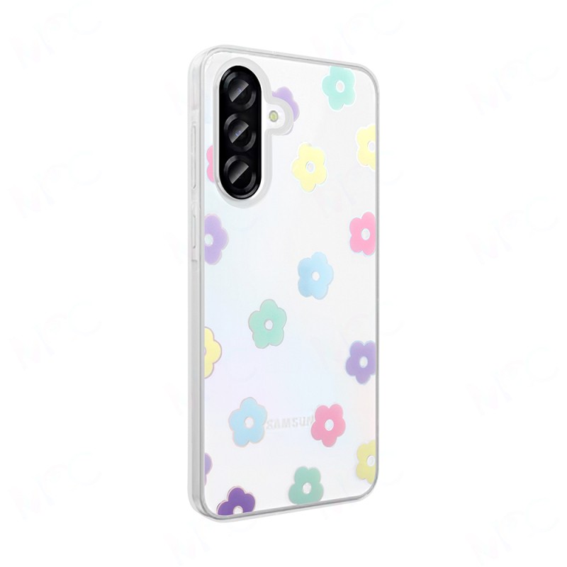 Galaxy A36 Kılıf Şeffaf Figürlü Zore Folk Sert Kapak - 11
