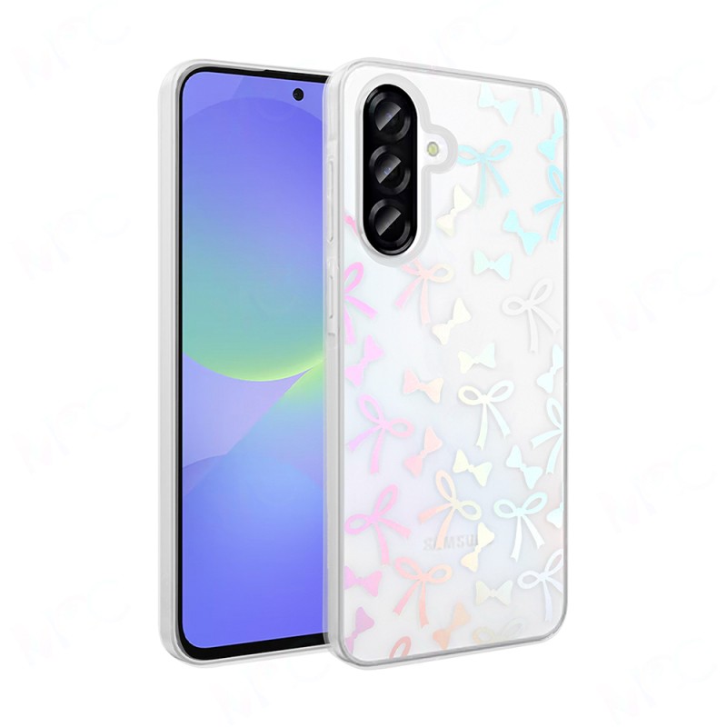 Galaxy A36 Kılıf Şeffaf Figürlü Zore Folk Sert Kapak - 5