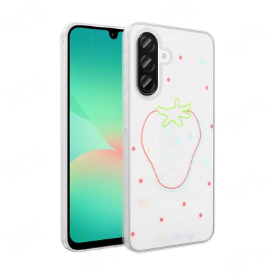 Galaxy A36 Kılıf Şeffaf Figürlü Zore Folk Sert Kapak - 6