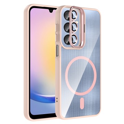 Galaxy A36 Kılıf Standlı ve Kamera Lens Hediyeli Zore Etro Kapak - 5